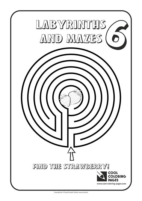 Labyrinth Printable Coloring Pages